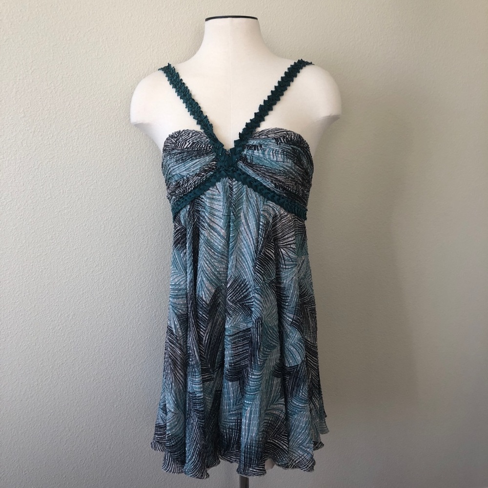 BCBG V-Strap Mini Dress